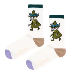 Moomin Sokker 36-42 Retro Snusmumriken Hvit