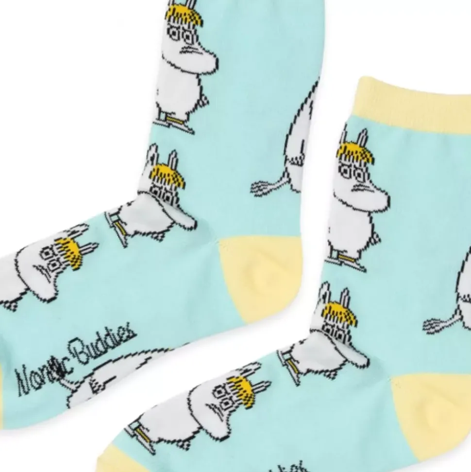 Moomin Sokker 36-42 Snorkmaiden Lyseblå