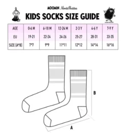 Moomin Sokker 22-24 Stinky Gul