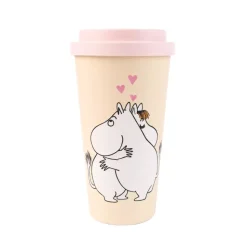Moomin Take Away-Kopp Kjærlighet Rosa