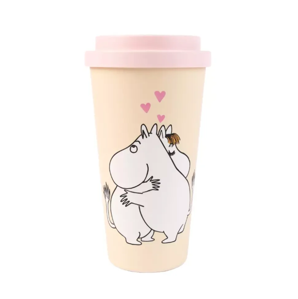 Moomin Take Away-Kopp Kjærlighet Rosa