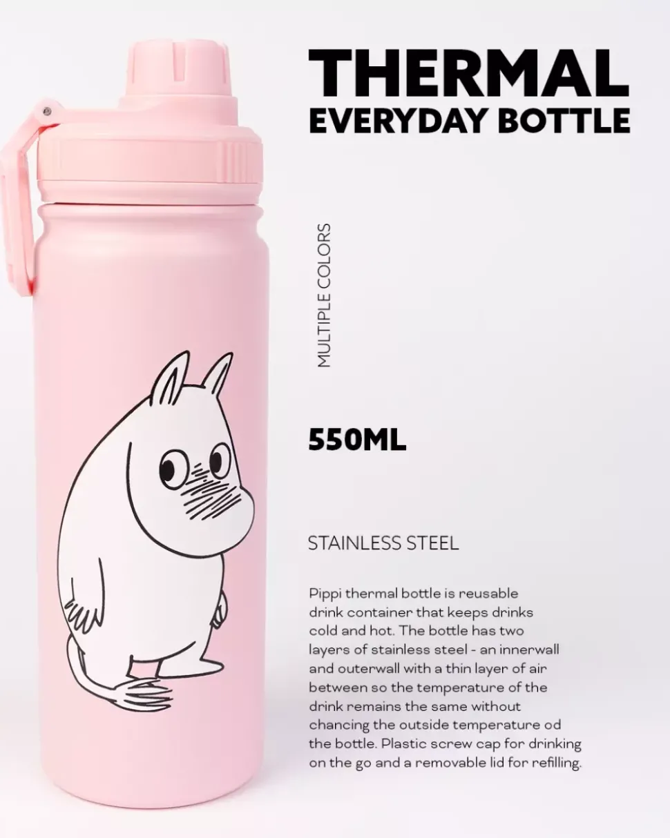 Moomin Termoflaske Rosa 550ml