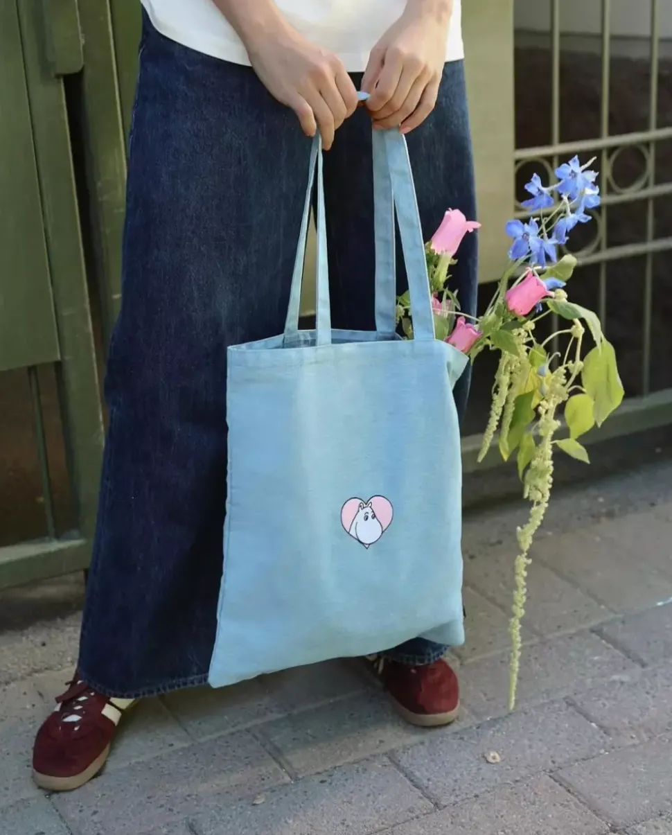 Moomin Tote Bag - Denim Love