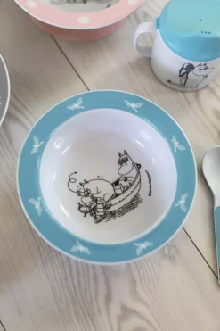 Moomin Vann & Bad, Sugekopptallerken, Blå