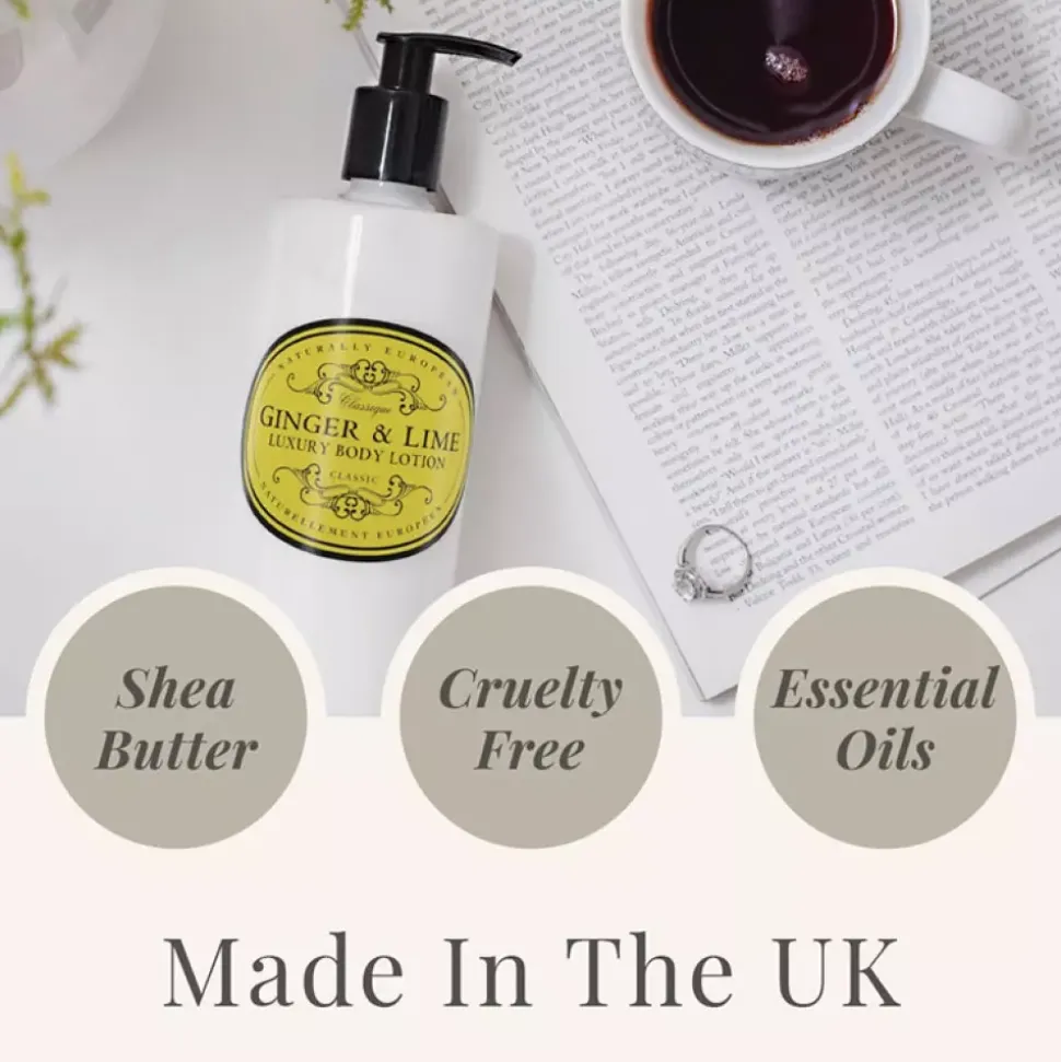 Naturally European Bodylotion Ingefær/Lime