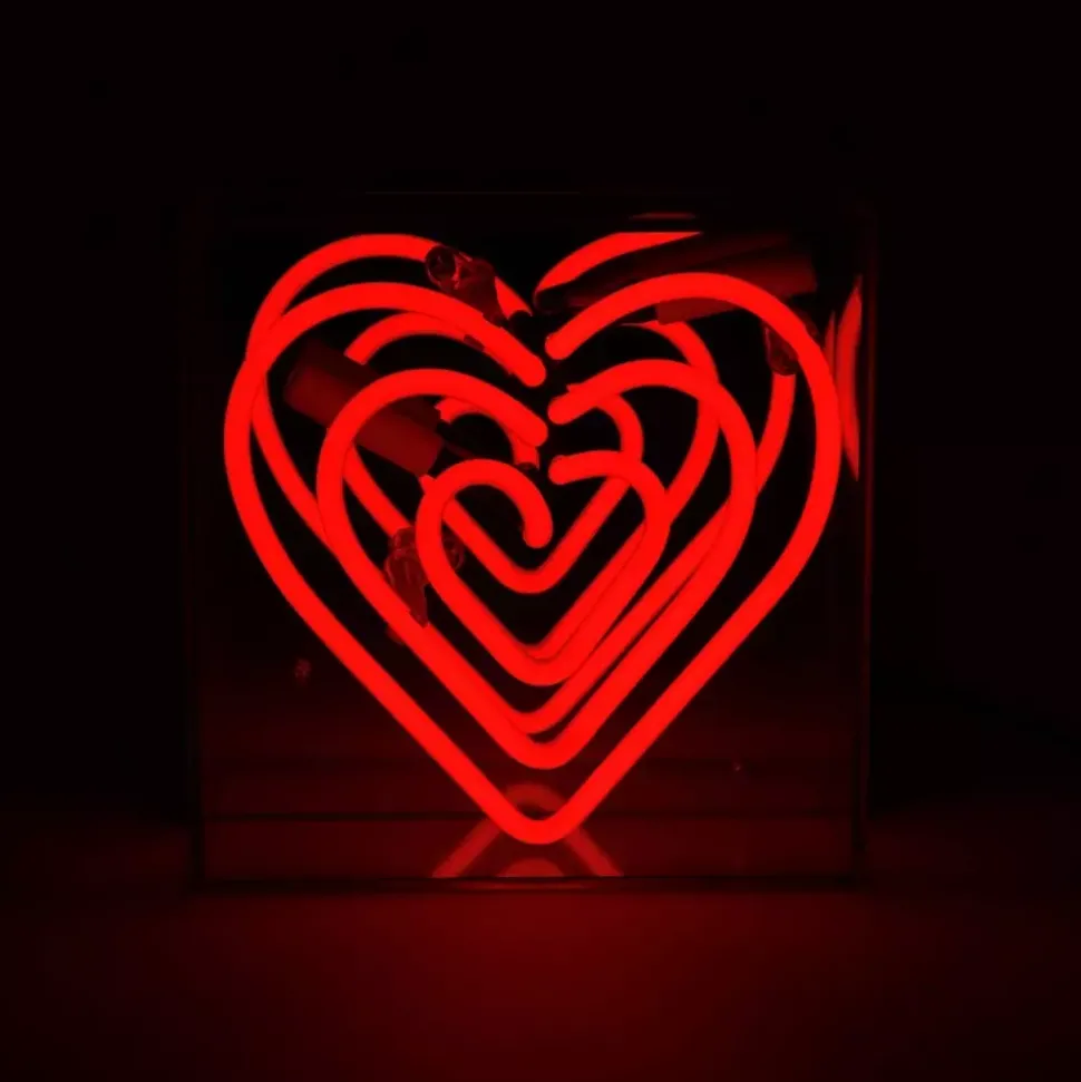 Neonlampe - Hjerte