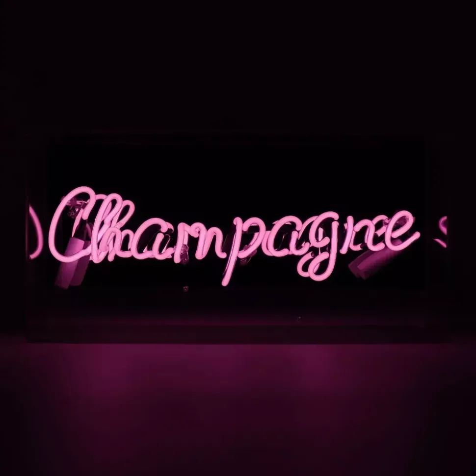 Neonskilt - Champagne