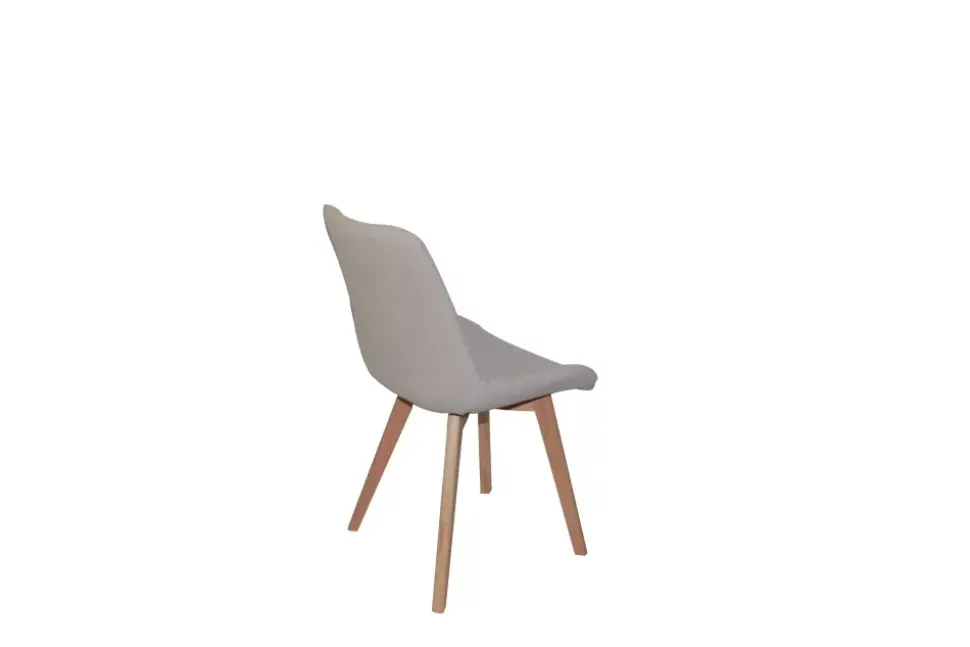 Nora - Spisestol Beige 59x44x86cm Tekstil, metall