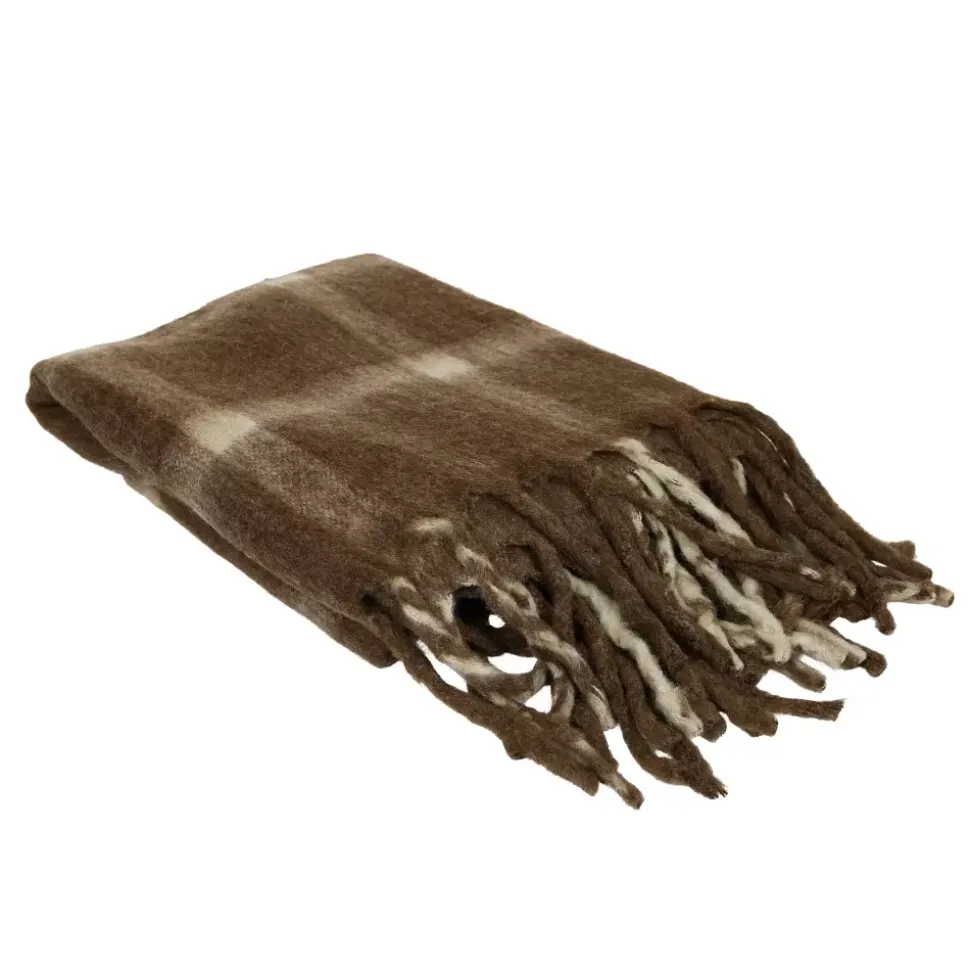 Nord Rute Brunt Pledd 130x170