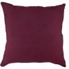 Oliver Pute Dunfyll 50x50 Aubergine Lin