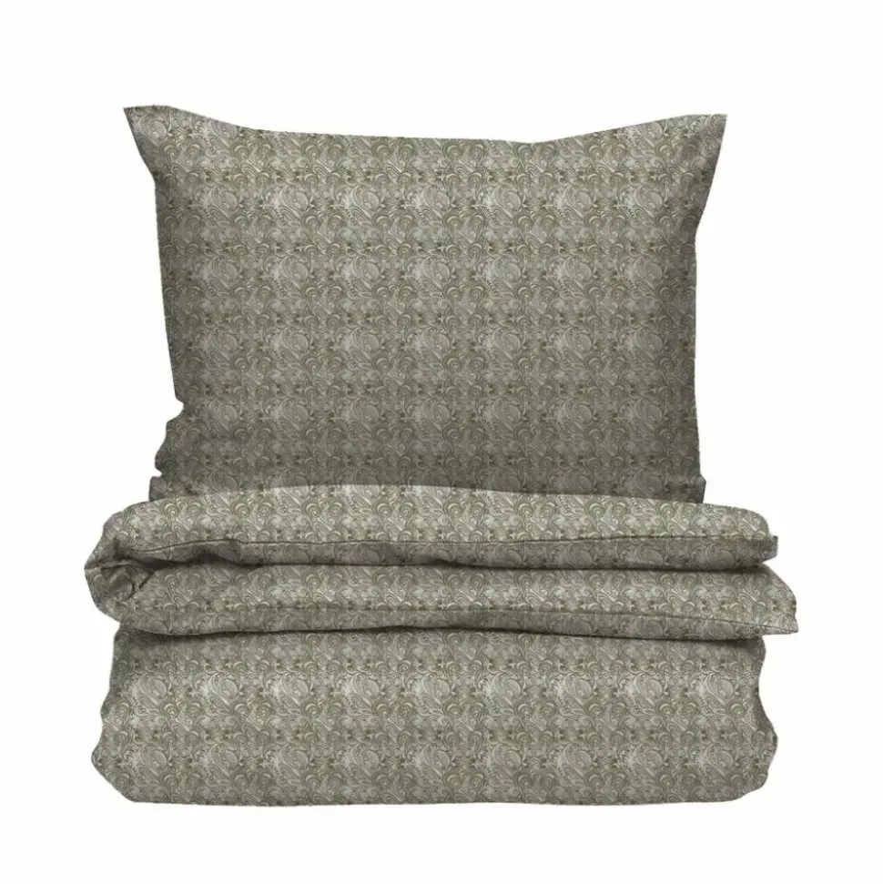 Paisley Sengesett Sateng Grønn 140x200