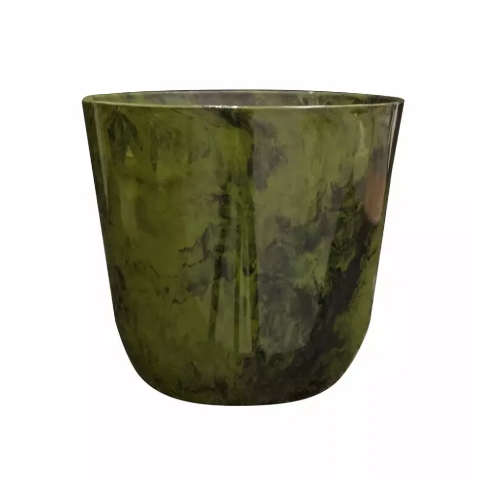 Palermo Blomsterpotte Grønn Marble D30 H28