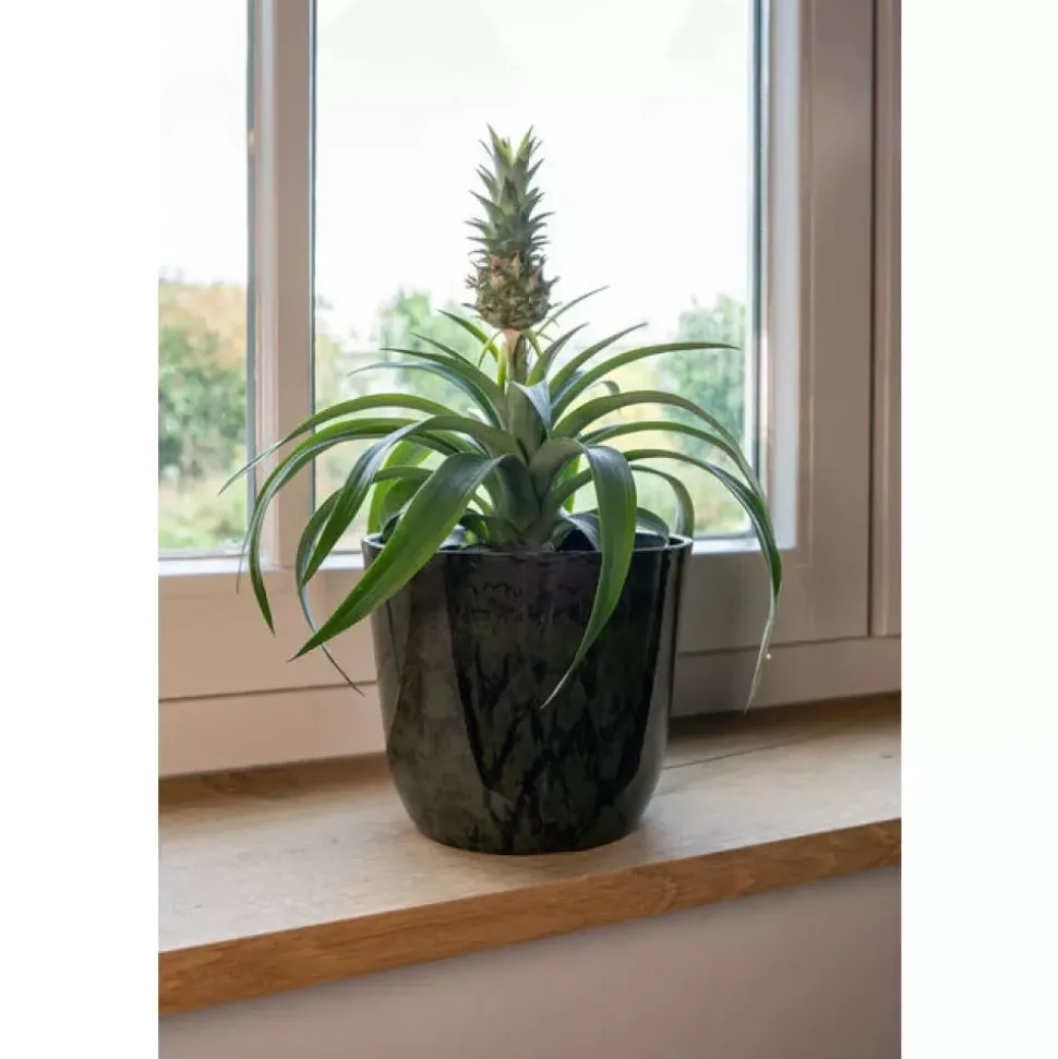 Palermo Blomsterpotte Grønn Marble D35 H32