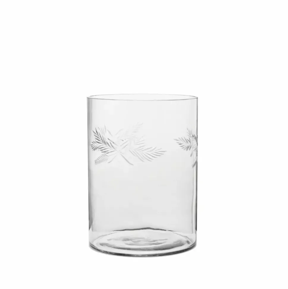 Penine vase 15X15X20 cm. Clear