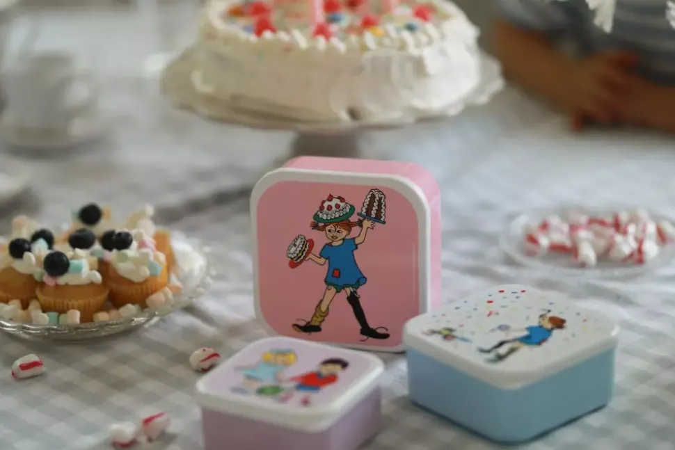 Pippi Fødselsdag Snackbox 3-Pack