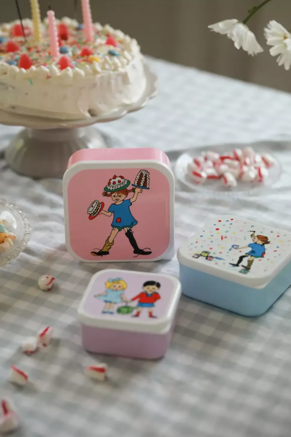 Pippi Fødselsdag Snackbox 3-Pack