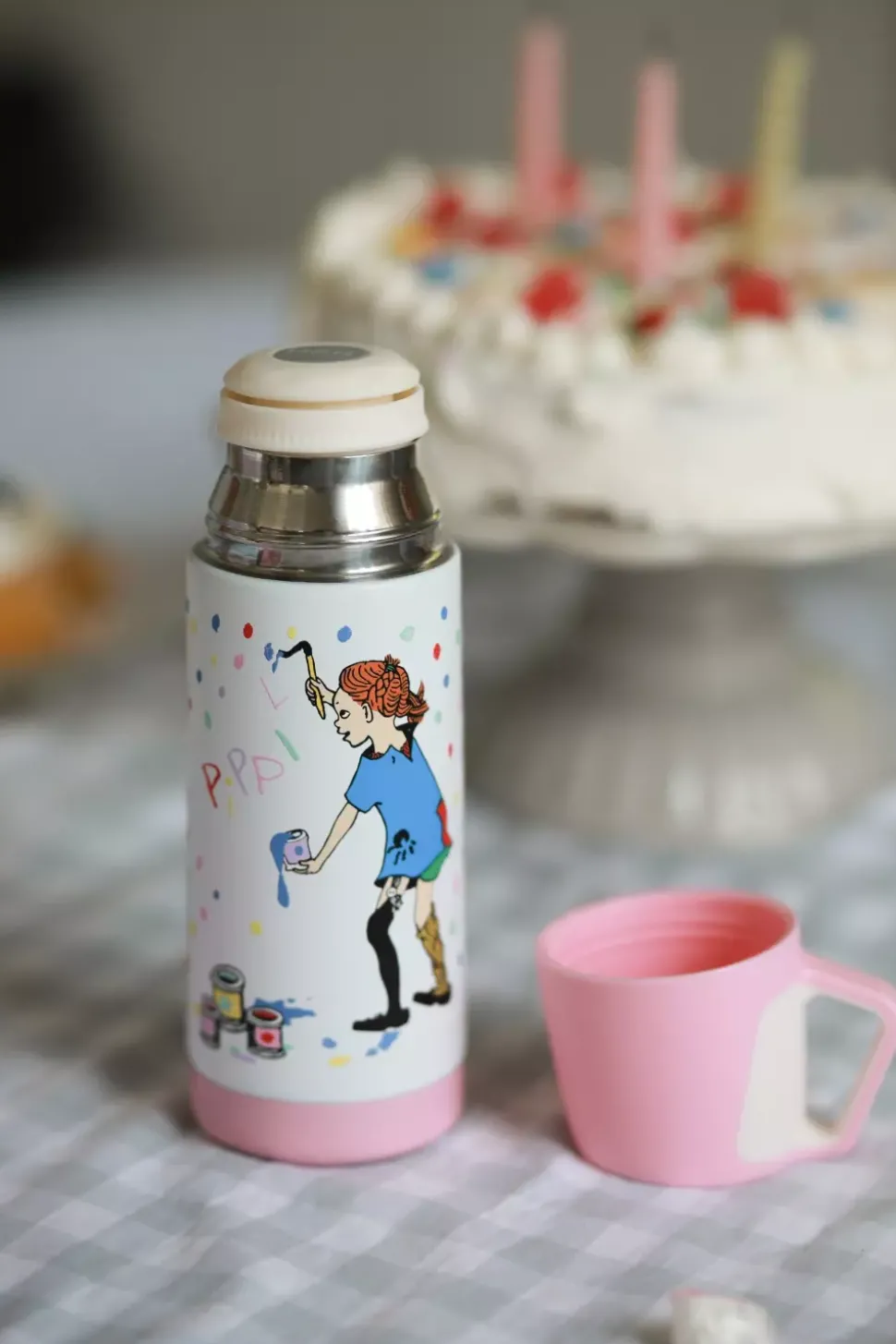 Pippi Fødselsdag Termos 350 Ml