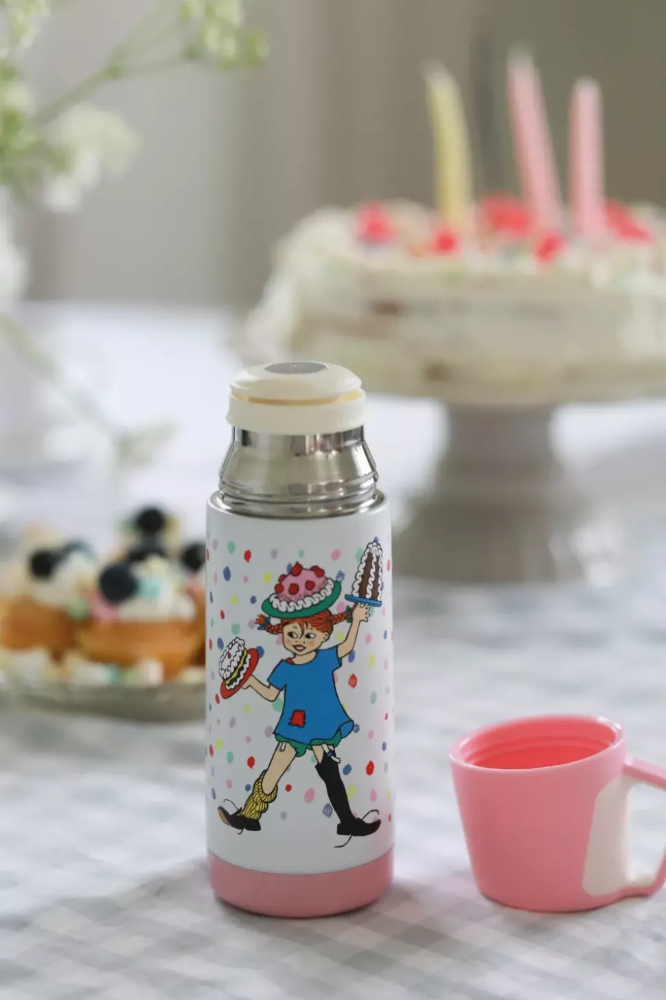 Pippi Fødselsdag Termos 350 Ml