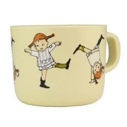 Pippi Kopp Med Håndtak Gul