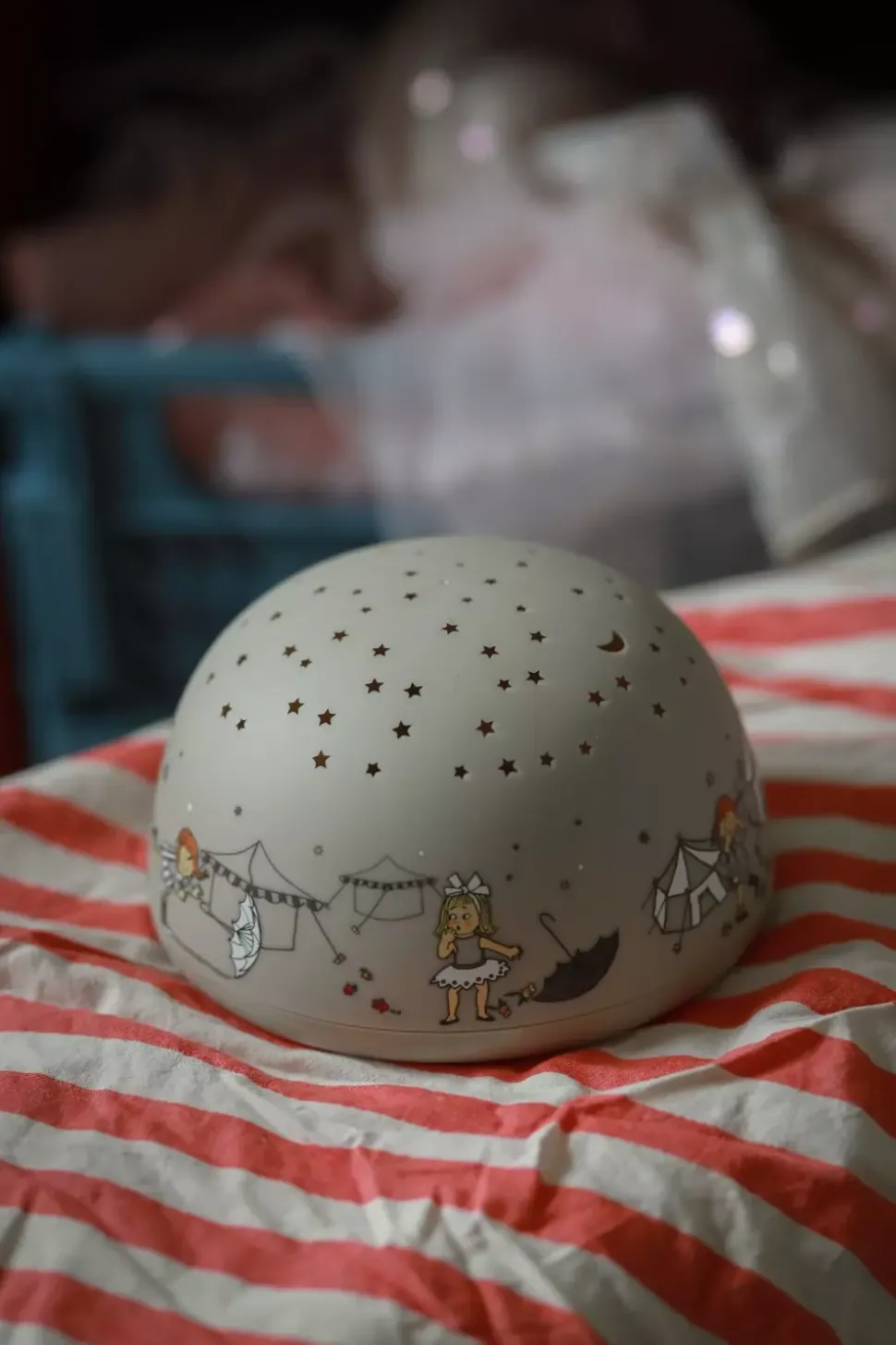 Pippi Langstrømpe Nattlampe Med Stjernehimmel Og Musikk