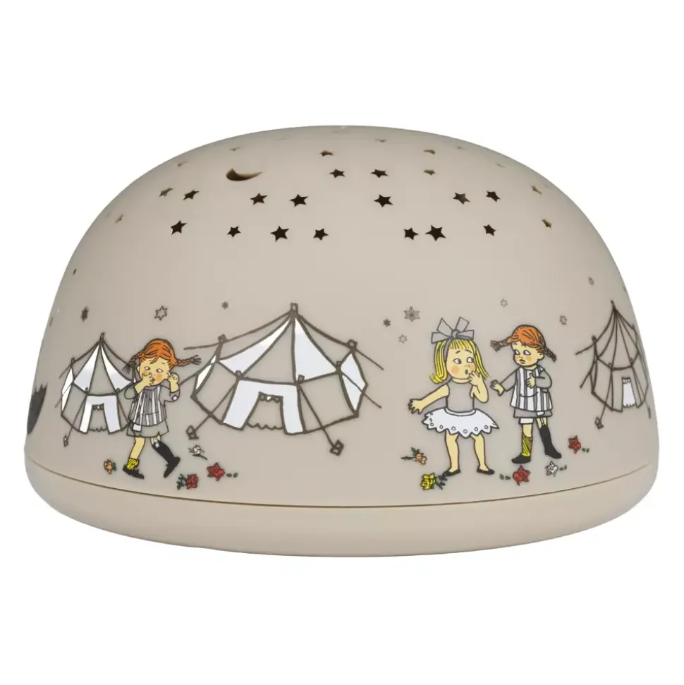 Pippi Langstrømpe Nattlampe Med Stjernehimmel Og Musikk