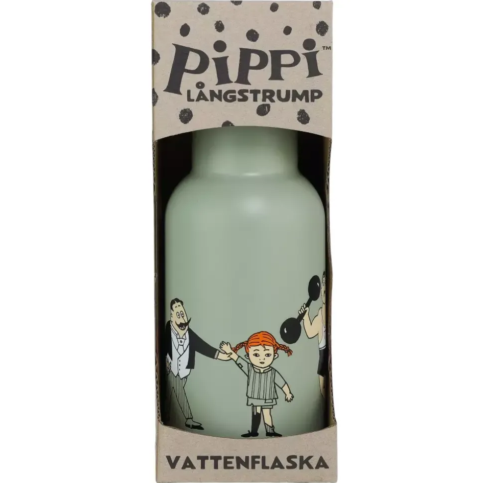 Pippi Vannflaske Grønn