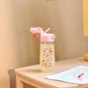 Plast Drikkeflaske For Barn Med Tivolitrykk - Rosa