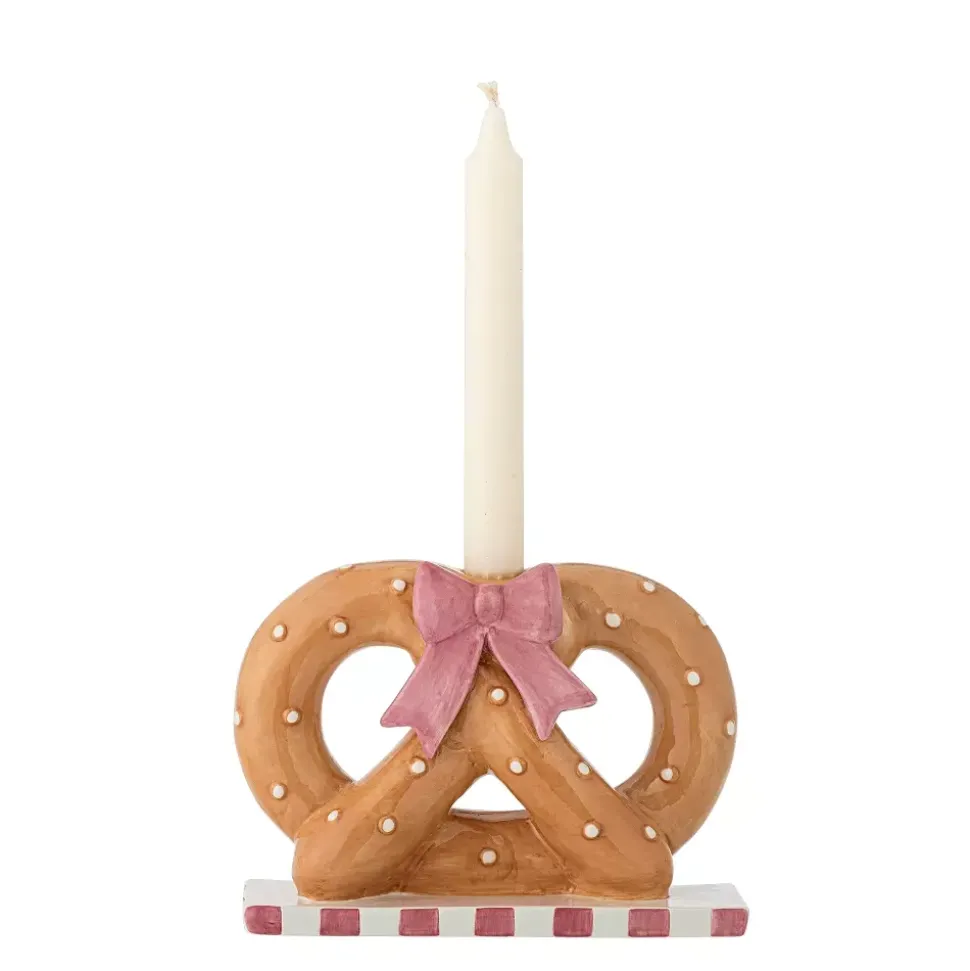 Pretzie Lysestake Brun Keramikk