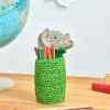 Raffia Heklet Penal / Veske I Elefantform