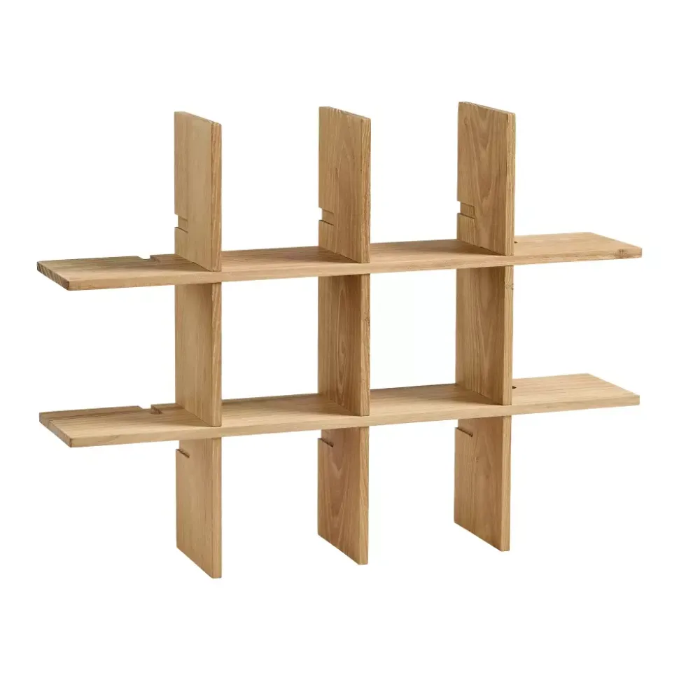 Raw Teak Hylle 34x46