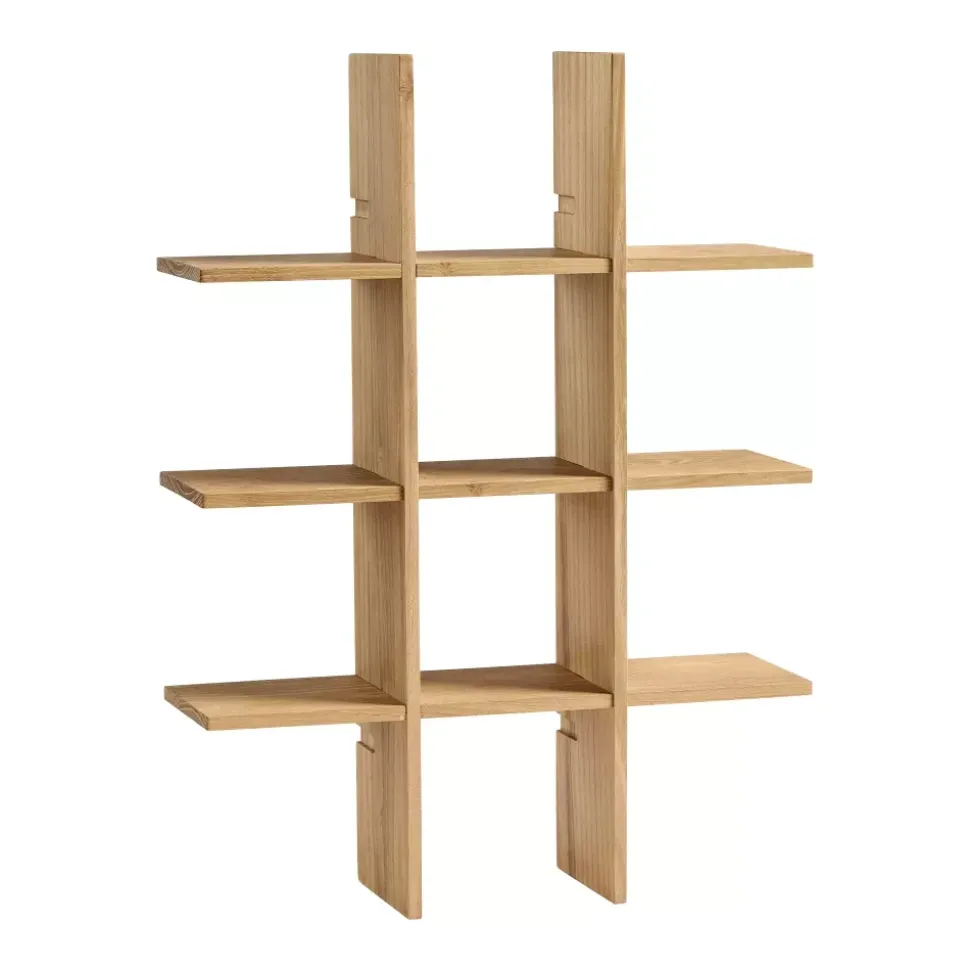 Raw Teak Hylle 34x46