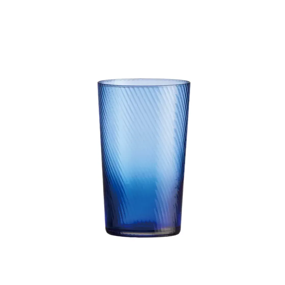 Raw Unique Swirl High Ball 450ml Blå