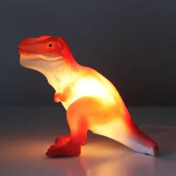 Rød T-Rex Mini Led Lampe