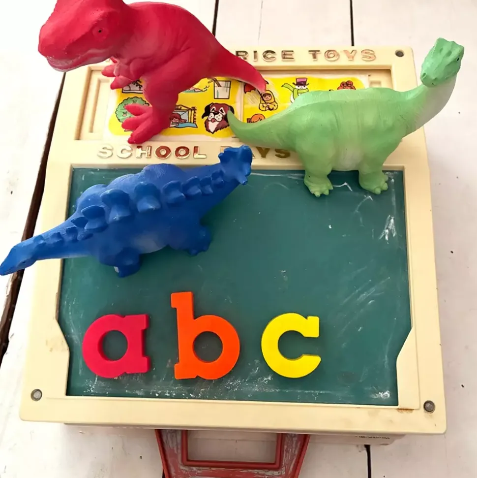 Rød T-Rex Mini Led Lampe