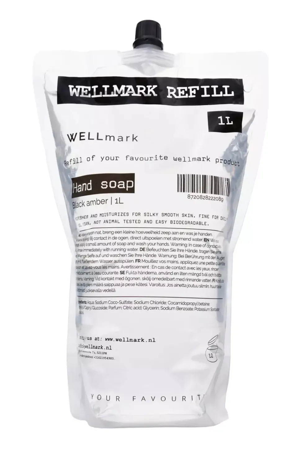 Refill Håndsåpe Dark Amber 1L