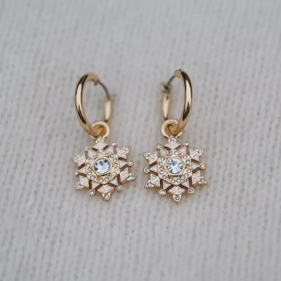 Øreringer Med Charm Snowflake G