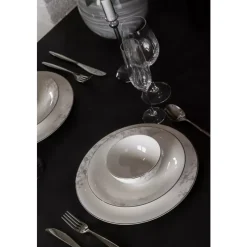 Royal Porcelain - Angelina Platinum - Dyp tallerken