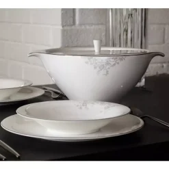 Royal Porcelain - Angelina Platinum - Dyp tallerken