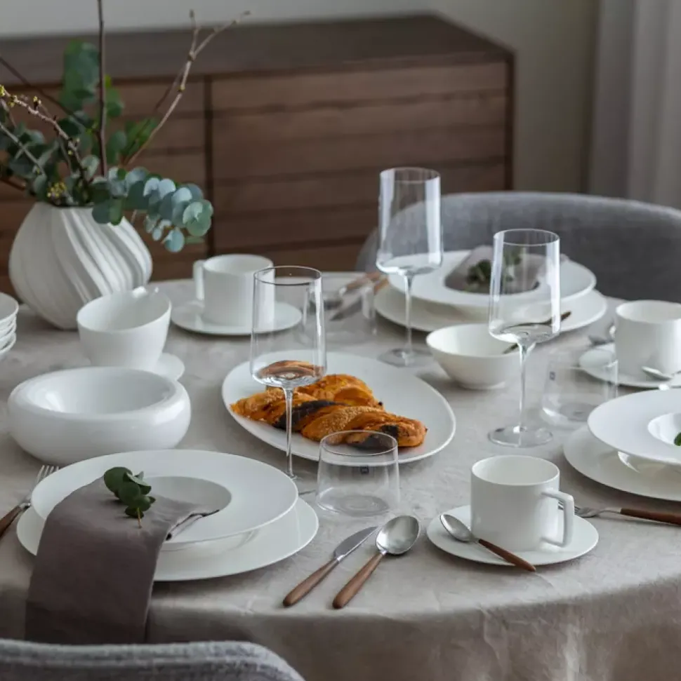 Royal Porcelain - Blanche - Dyp tallerken - 35 cl