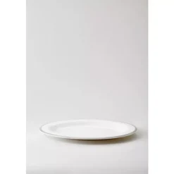 Royal Porcelain - Silver Paisley - Ovalt fat