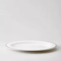 Royal Porcelain - Silver Paisley - Ovalt fat
