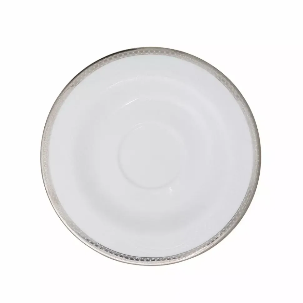 Royal Porcelain - Silver Paisley - Skål til kaffekopp