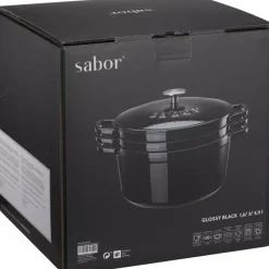 Sabor - Classic - Støpejernsgrytesett s/3 - 1,6/ 3/ 4,9 l