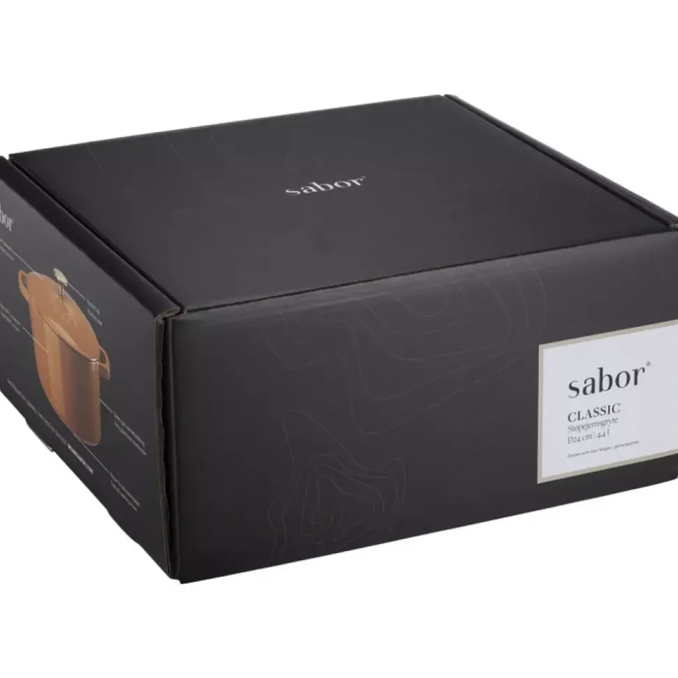 Sabor - Classic - Støpejernsgryte - 4,4 l