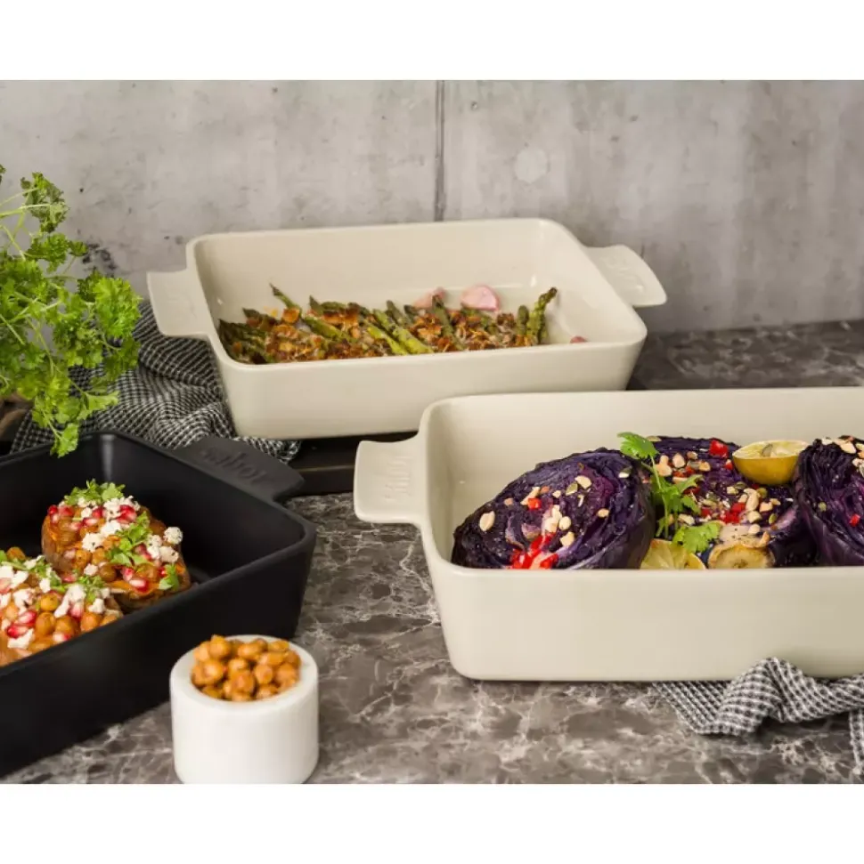 Sabor - Ildfast form 34 x 26 cm - 3,4 l Beige