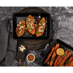Sabor - Ildfast form 34 x 26 cm - 3,4 l Svart