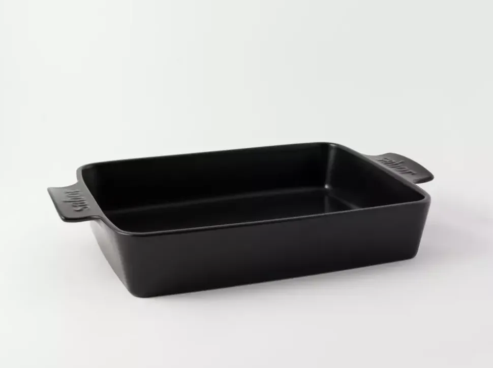 Sabor - Ildfast form 29 x 22 cm - 2,2 l Svart