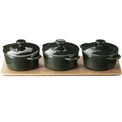 Sabor - Minigryter Ildfaste Former/Serveringssett s/3 - 0,3 l