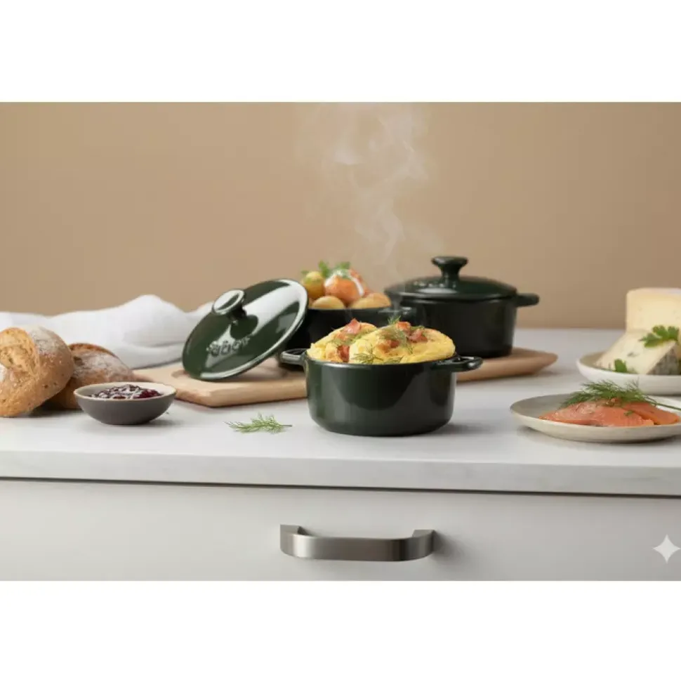 Sabor - Minigryter Ildfaste Former/Serveringssett s/3 - 0,3 l