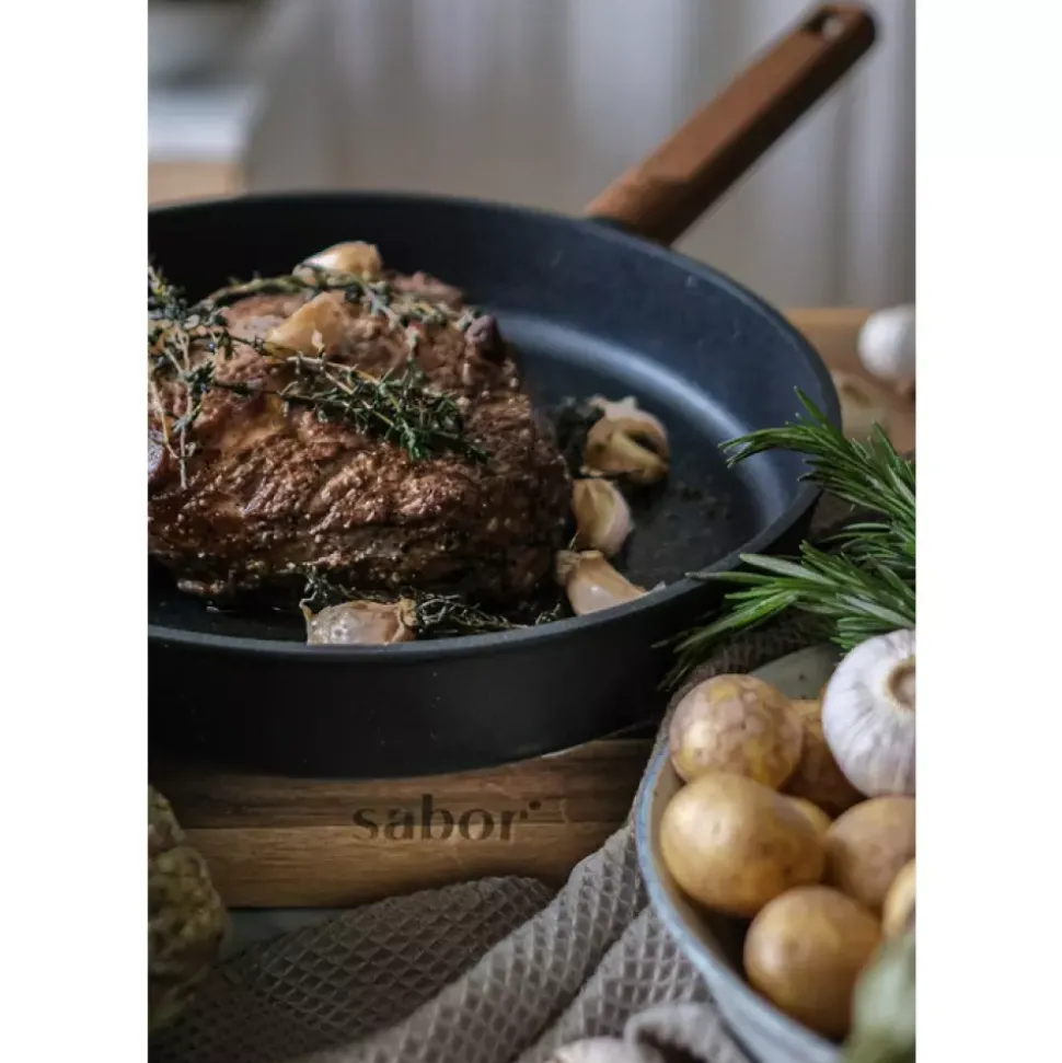 Sabor - Premium Wood - Stekepanne 28 cm